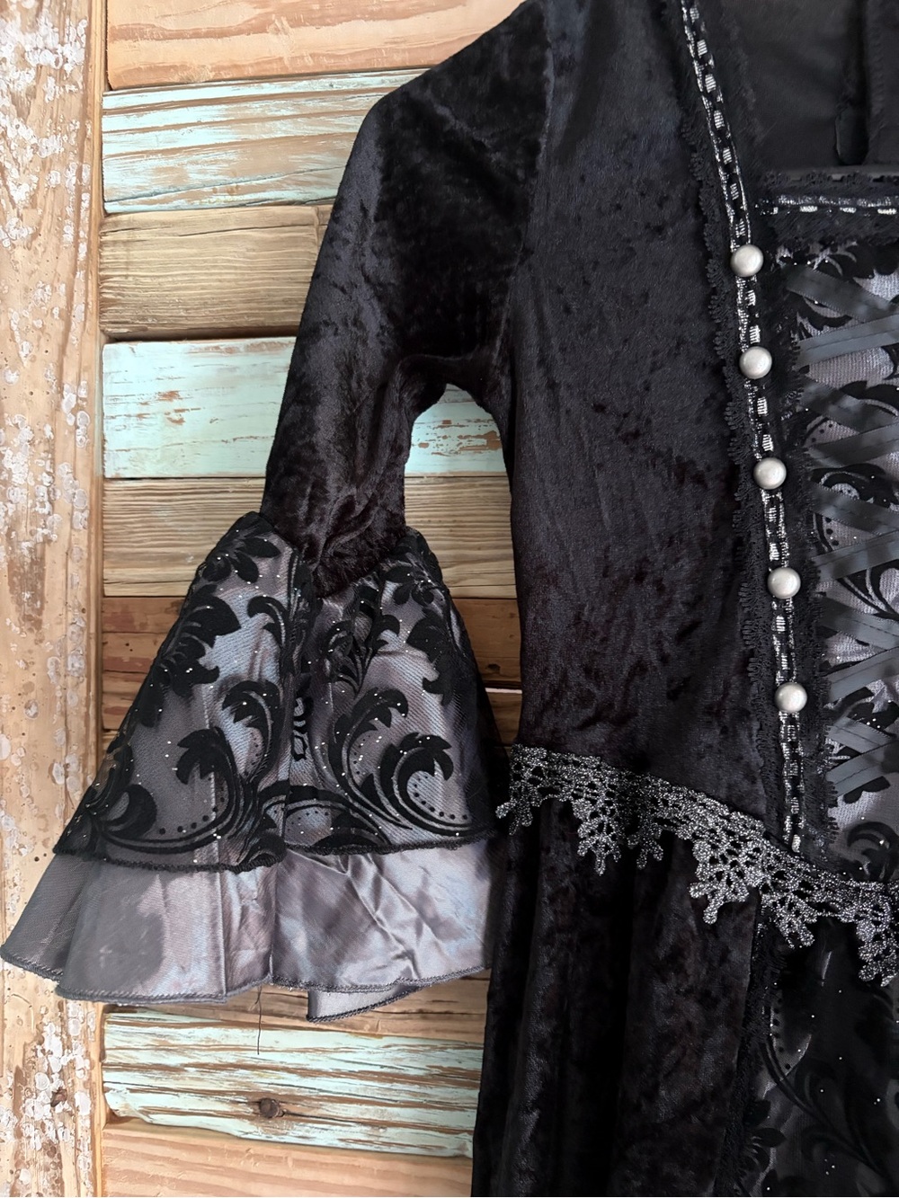 Spirit Halloween Gothic Victorian Witch Vampire Costume Dress Medium - Picture 5 of 6